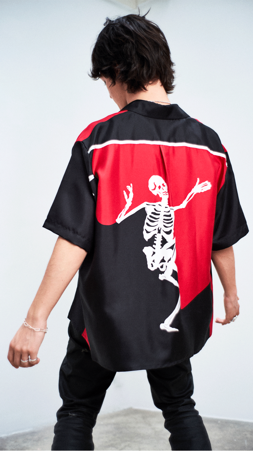 The Skeleton Silk Shirt