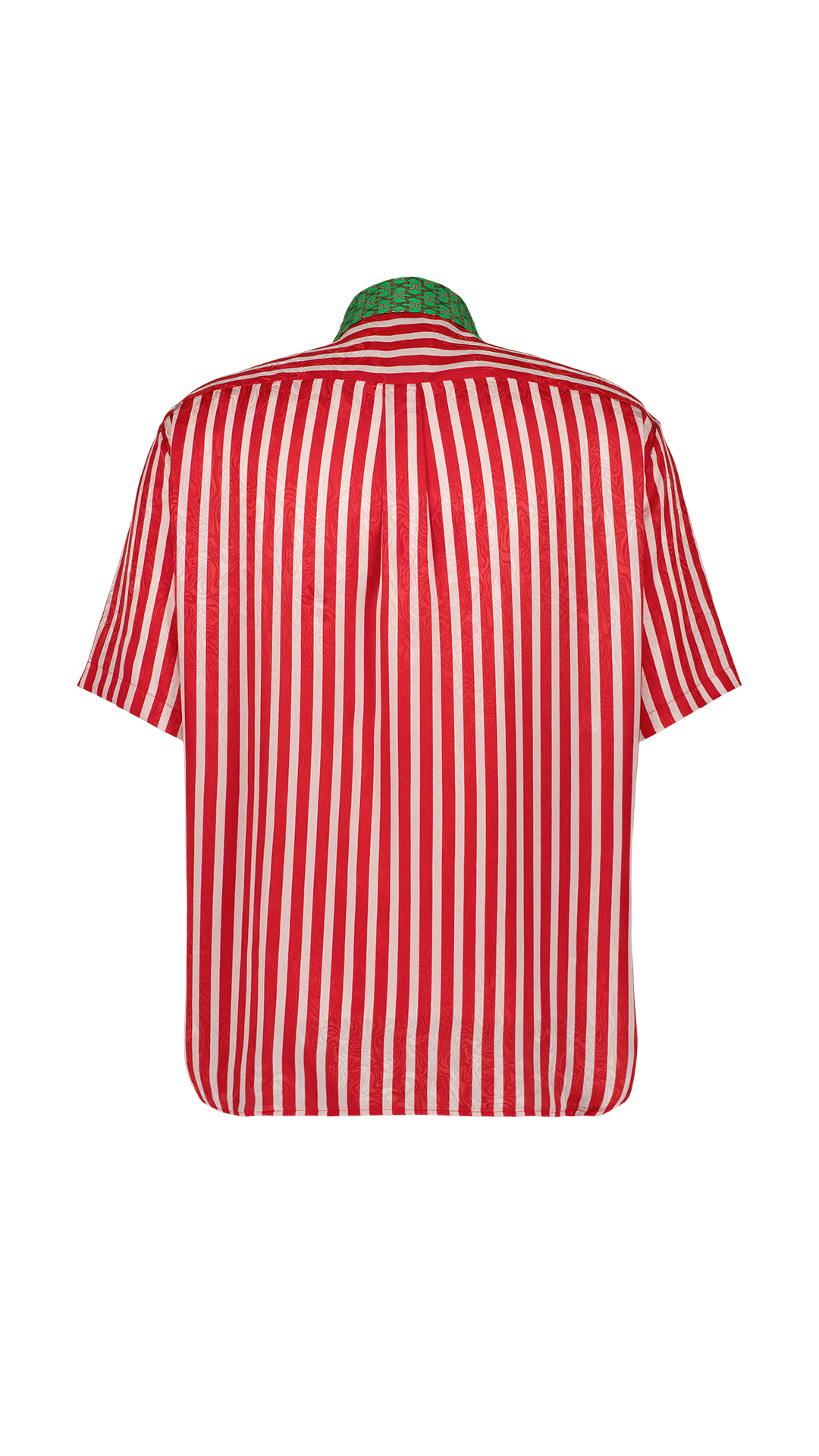 Oversized short-sleeved silk shirt Roma